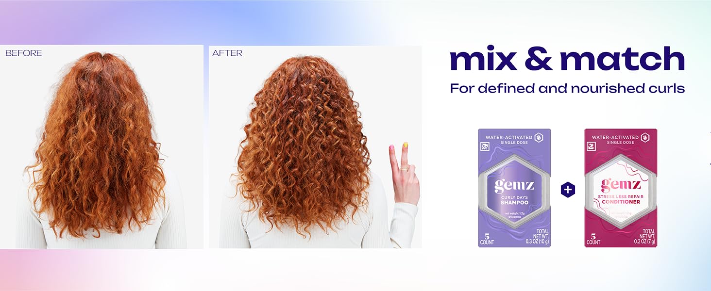 Mix &amp;amp; match. For defined and nourished curls