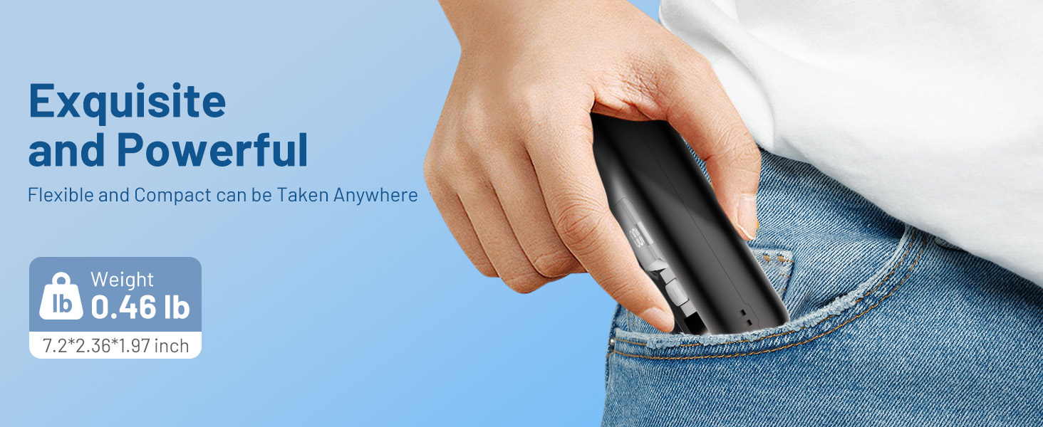 lightweight pocket size mini fan 0.46lb for daily summer commute and shopping malls