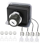 Rushare 7629 Grill Igniter Kit for Weber Genesis E/S-330 Gas Grill with Front-Control, 65946, Eas...