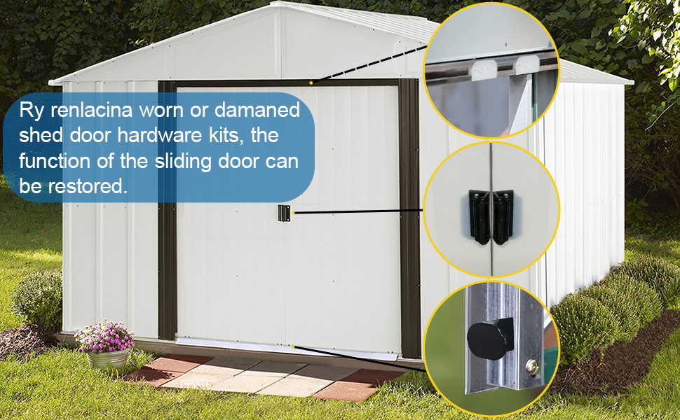 arrow shed parts, arrow storage shed door repair kit