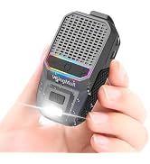 Wearable Bluetooth Speaker, Clip-On Portable Speaker with Built-in Mics Hands-Free Music and Call...