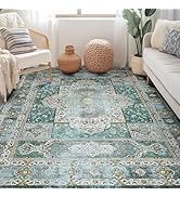 BESTSWEETIE 5x7 Area Rugs for Living Room Non Slip Area Rug 5x7 Rugs Washable Rugs 5x7 Vintage Ru...