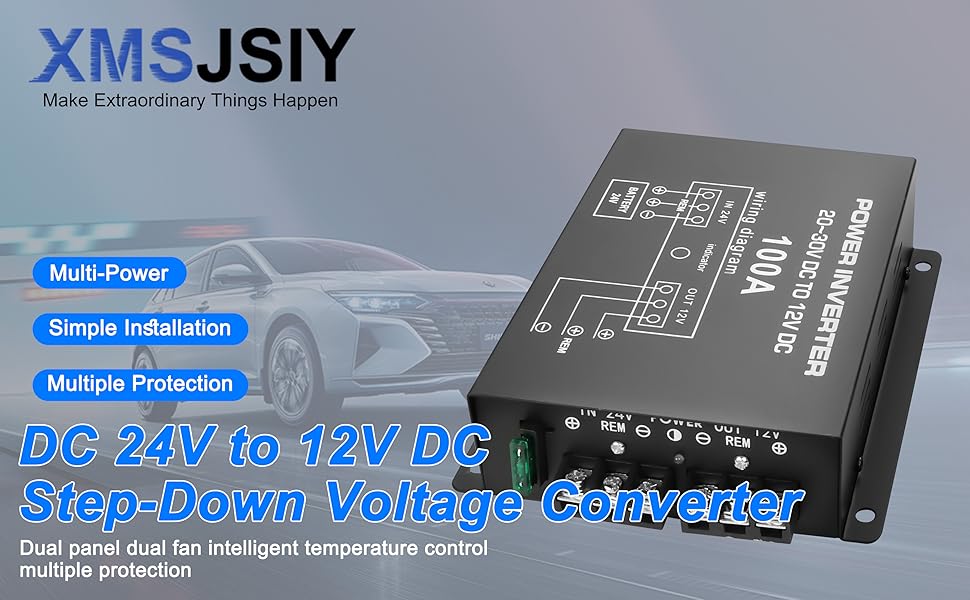 DC 24V to 12V DC Step-Down Voltage Converter 
