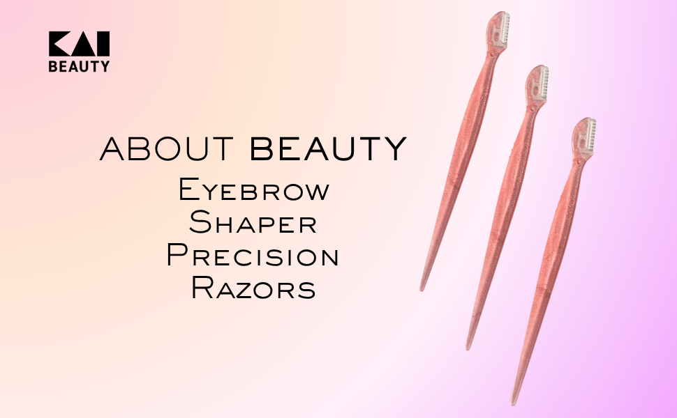 About Beauty Eyebrow Shaper Precision Razors