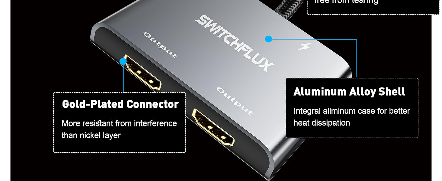 dual hdmi adapter for 2 monitors