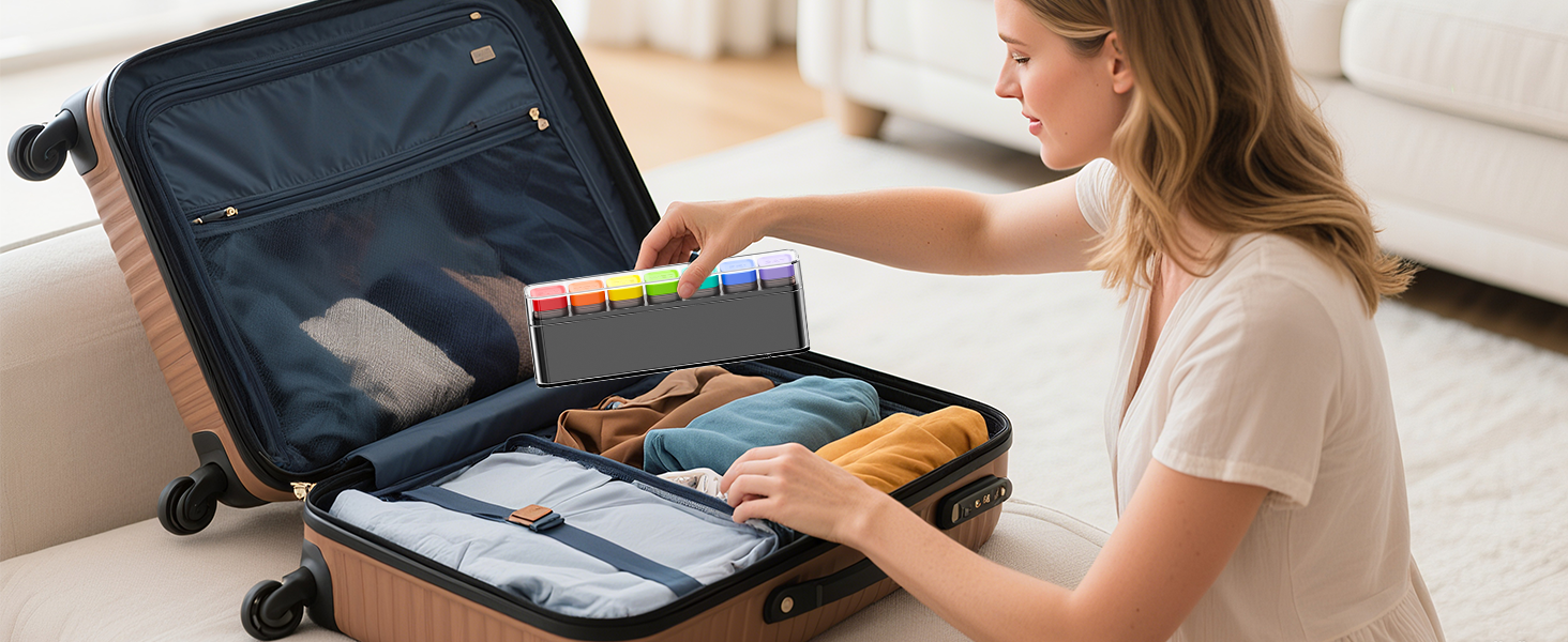 travel pill organizer