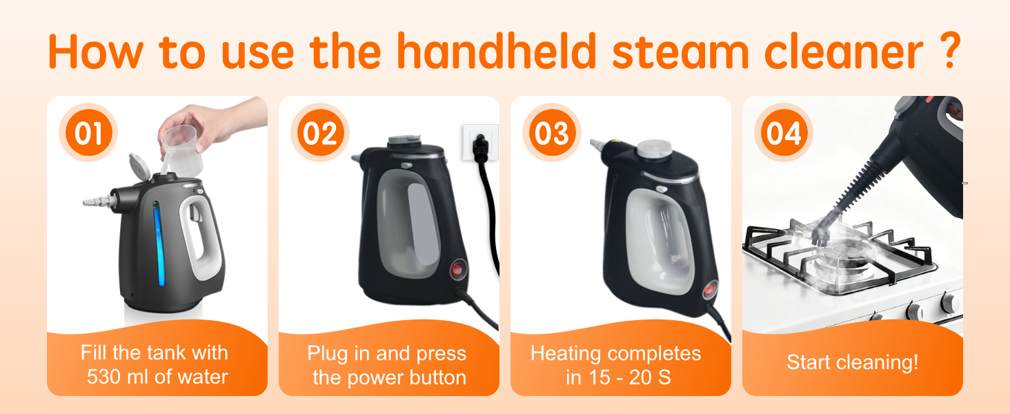 portable handheld steam cleaners