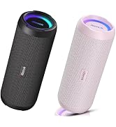 RIENOK 2 Pack Portable Bluetooth Speaker 30W Dual Pairing True Wireless Stereo HD Sound IPX7 Wate...