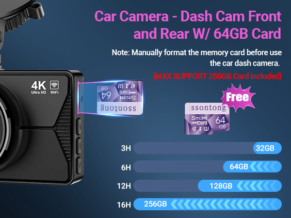 car dash camera front and rear