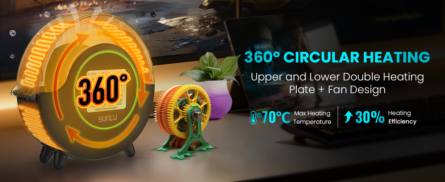 3d filament dryer box