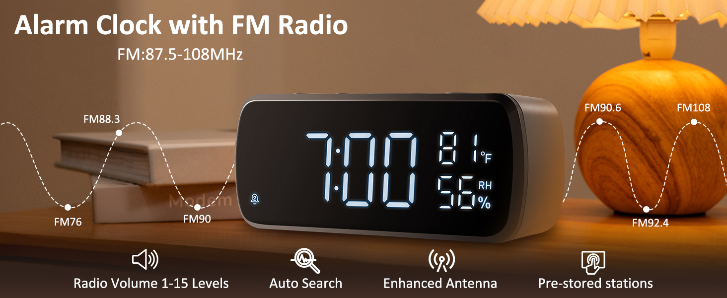 clock radio for bedroom alarm clocks for bedrooms alarm clock radio