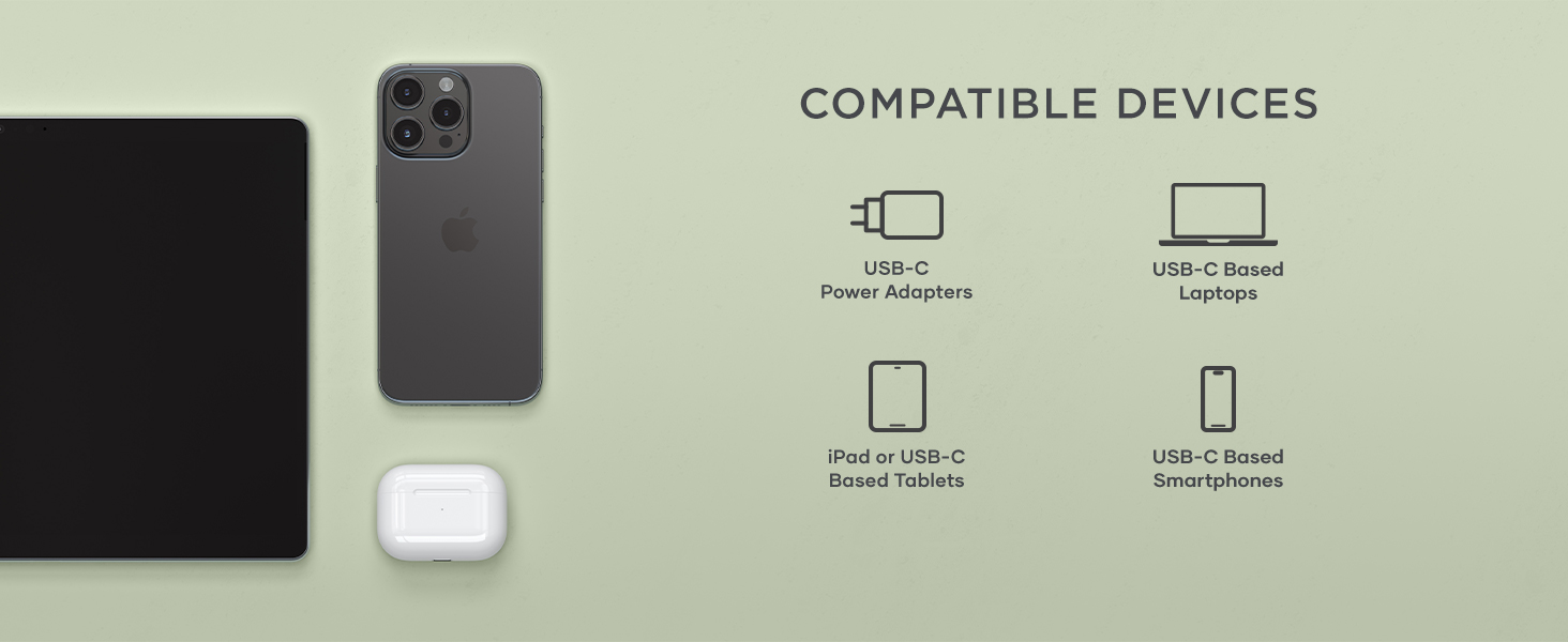 USB-C Fast Charging Cable for Apple Watch