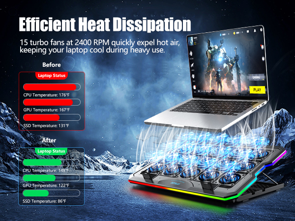 F15 Laptop Cooling Pad-2