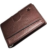 Swear Brands Full Grain Leather Wallet with RFID Blocking &amp; Money Clip - Minimalist Bifold Wallet...