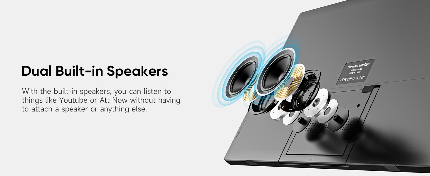 external monitor for laptop portable