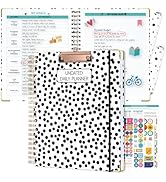 Ospelelf Undated Spiral Planner 12 Months, Daily Weekly and Monthly Academic Planner with Clip 8....