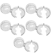 Toddmomy Clear Stove Knob Covers 5pcs Universal Childproof Oven Knob Covers Child Safety Kitchen ...