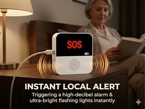 Caregiver Pager Wireless Call Button light