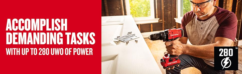 Accomplish demanding tasks with up to 280 UWO of power