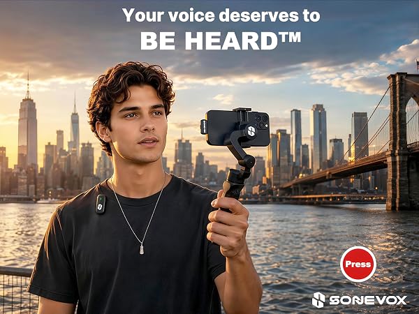 SONEVOX AirMic wireless mic helps first-time creators capture their voice and be heard anywhere
