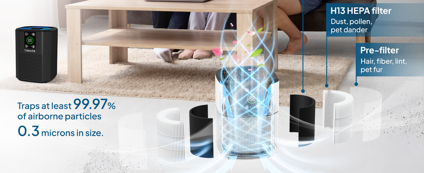 Air Purifier for Home Bedroom