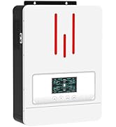 Y&amp;H 3200W Hybrid Solar Inverter DC24V to AC230V, Battery-Less Start,BMS,Off-Grid Pure Sine Wave I...