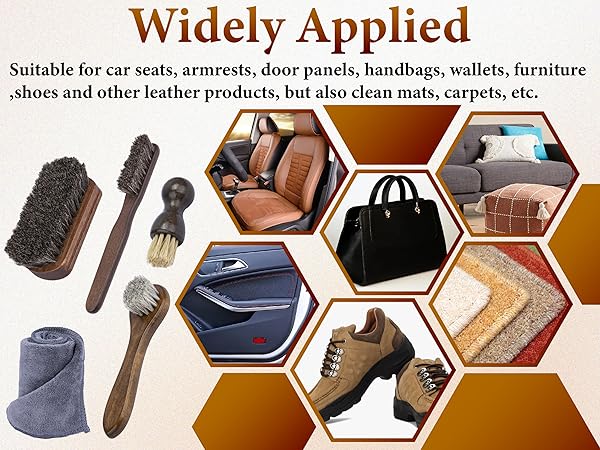 Leather Brush Car Detailing