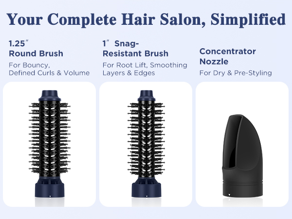 Round Brush Blow Dryer Set