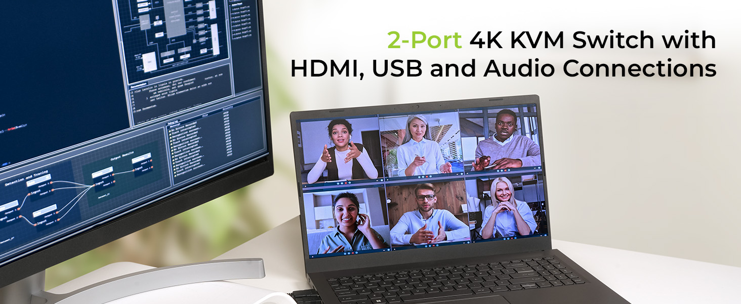 GCS92HU - 2 Port 4K HDMI Switch