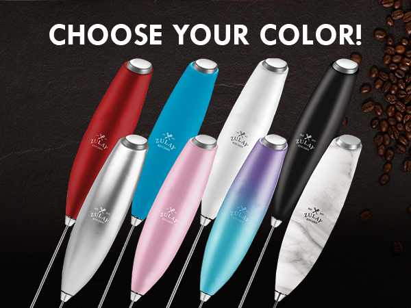 milk frother with stand