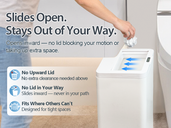 Rechargeable Motion Sensor Trash Can