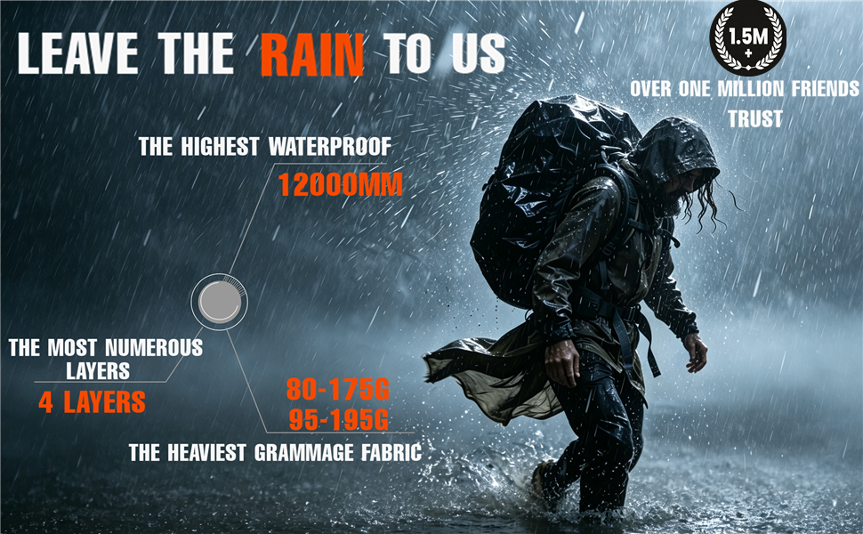 Leave the rain to us