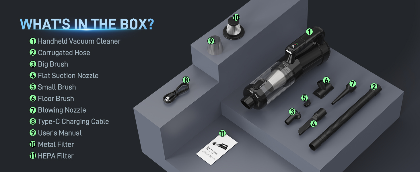 hand vacuum cordless rechargeable