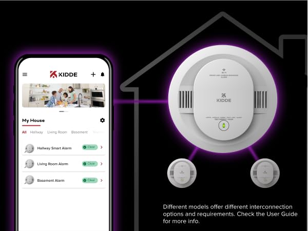 Kidde 30CUAR-W Smart Smoke and Carbon Monoxide detectors feature smart home connectivity_mobile