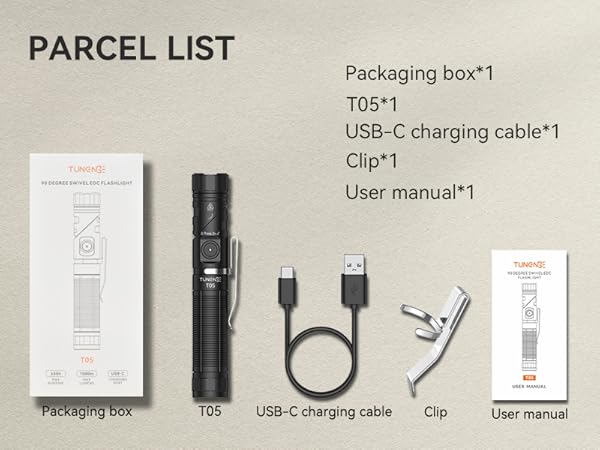 right angle flashlight