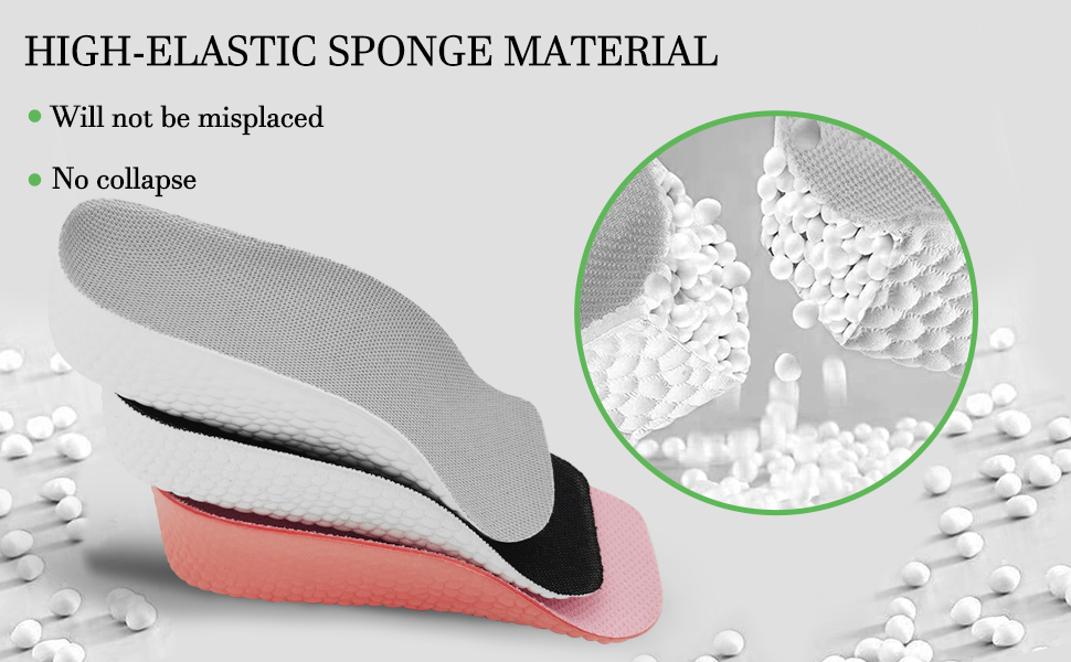 Shock Absorption Heel Lift Insole