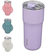 BJPKPK Insulated Tumbler with Lid,24oz Stainless Steel Tumbler,Double Wall Travel Coffee Mug Ther...