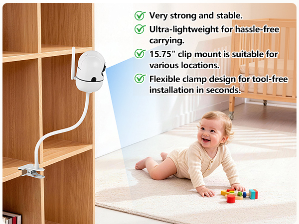 hello baby camera mount