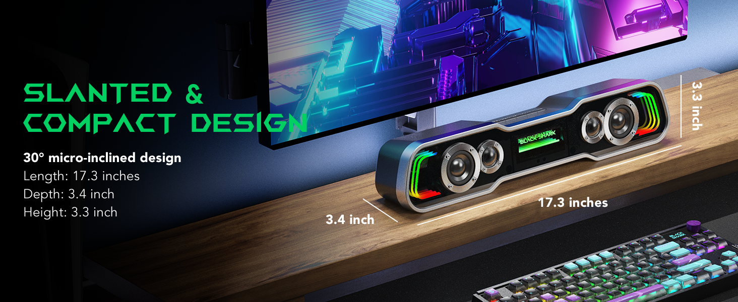 pc soundbar bocinas para pc speakers wired altavoces para pc