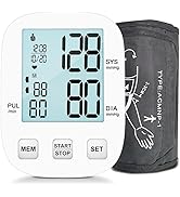 Blood Pressure Monitor, Automatic Upper Arm Blood Pressure Monitors for Home Use, Blood Pressure ...