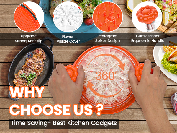 Chicken Shredder Large Chicken Breast Meat Shredder Tool Twist Brush home essentials kitchen gadgets