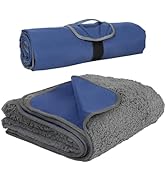 Tirrinia Outdoors Waterproof Camping Blanket,Sherpa Fleece Warm Windproof Soccer Stadium Blanket ...