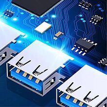 USB C to USB 3.0 Hub with SD/TF Card Reader
