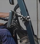 Tablet on Forklift Warehouse Vehicle