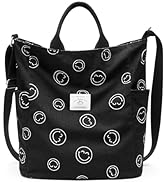 KALIDI Corduroy Tote Bag, Large Messenger Bag Shoulder Hobo Crossbody Zipper Bag Casual Work Shop...