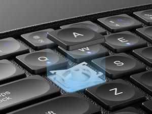 Ergonomic Split Bluetooth Foldable Keyboard multi-device - Black A+ content page (2)