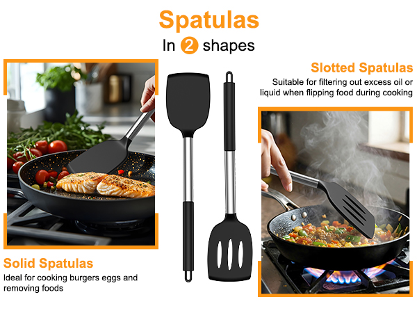 Spatulas ln ? shapes