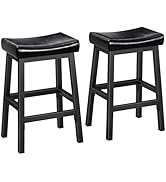 WINAZ 24 Inch Bar Stools Set of 2 for Kitchen Island, Kitchen Chairs Counter Height Stools with F...