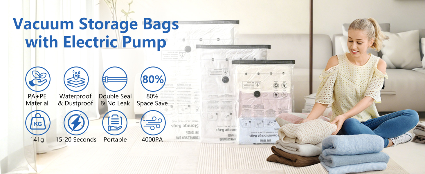 Vacuum storage bag