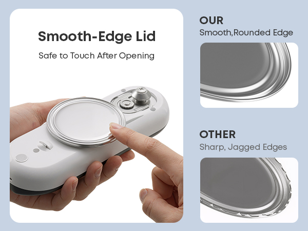Electric Can Opener, Rechargeable Can Opener for Kitchen for Seniors with Arthritis